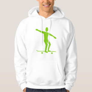 Skateboarding - Martian Green Hoodie