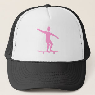 Skateboarding - Pink Trucker Hat