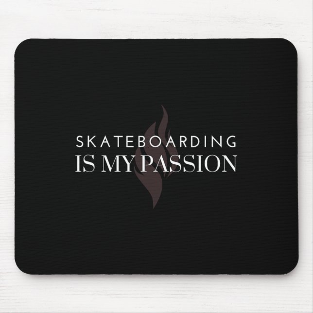 Skateboarding Pion Hob  Mouse Pad (Front)