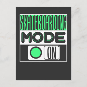 Skateboarding Postcard