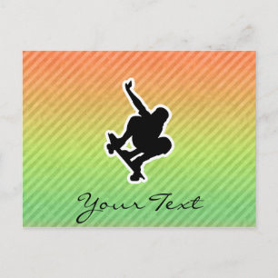 Skateboarding Postcard