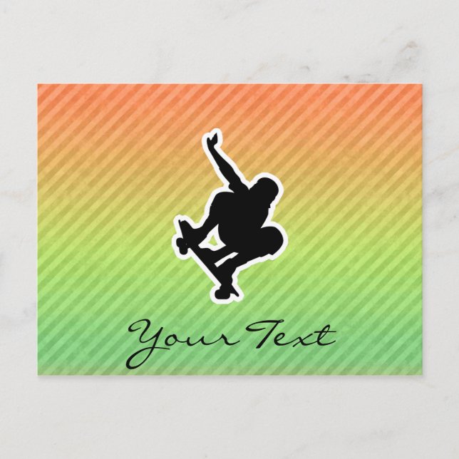 Skateboarding Postcard (Front)