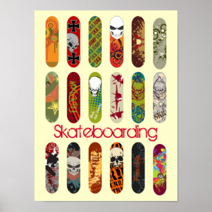 Skateboarding Poster