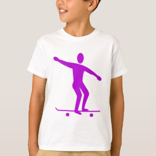 Skateboarding - Purple T-Shirt