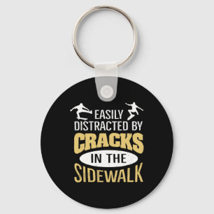 Skateboarding Quote For A Skateboarder Key Ring
