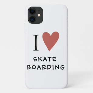 Skateboarding Red Heart Case-Mate iPhone Case