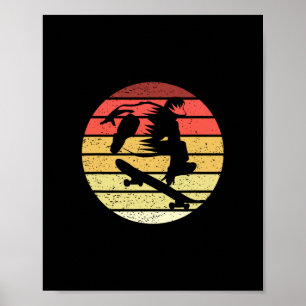 Skateboarding Retro Style Vintage 1 Poster