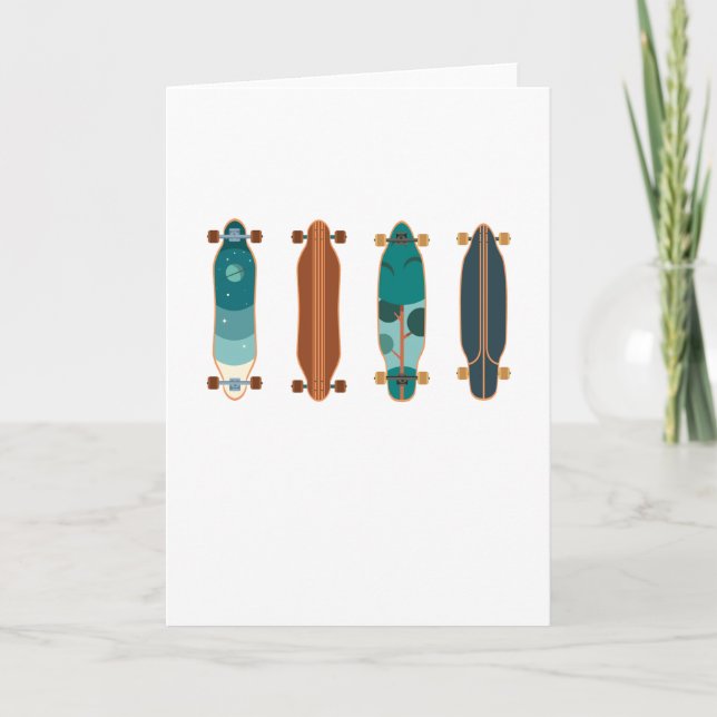 Skateboarding Set Skater Skateboard Gift Card (Front)