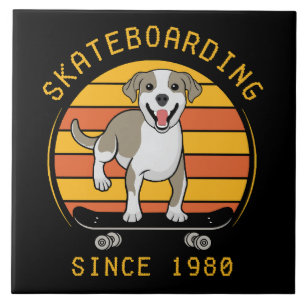 Skateboarding Since 1980 Ceramic Tile