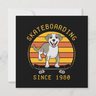 Skateboarding Since 1980 Invitation