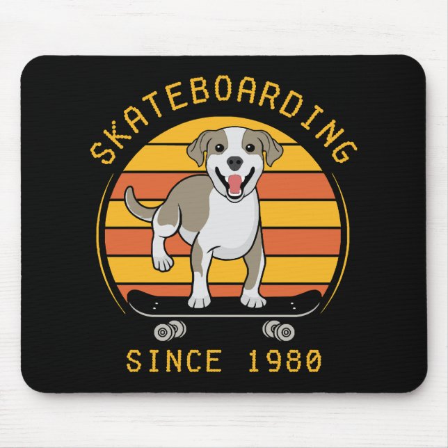 Skateboarding Since 1980 Mouse Pad (Front)