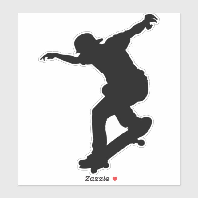 Skateboarding,skateboard Custom-Cut Vinyl Sticker (Sheet)