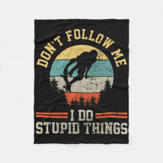 Skateboarding Skateboard  Fleece Blanket