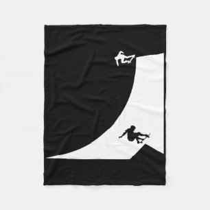 Skateboarding Skateboard Skater-girl Skater-boy Ol Fleece Blanket