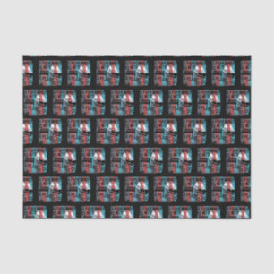 Skateboarding - Skateboarder Funny Park Bench Tissue Paper