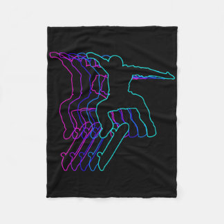 Skateboarding Skateboarder Gift Clothes For Boys Y Fleece Blanket