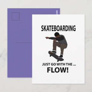 Skateboarding Skateboarder Postcard