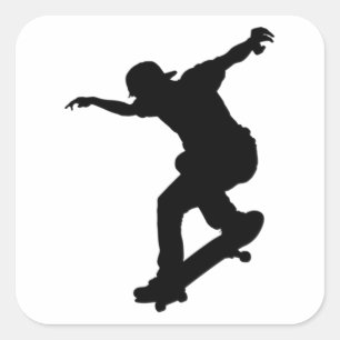 Skateboarding, skateboarders Sticker