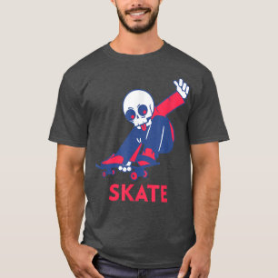 Skateboarding Skeleton Cool Skate Skeletons Skateb T-Shirt