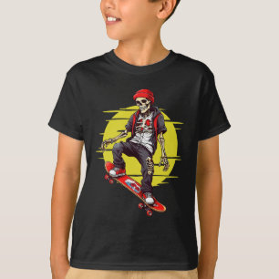 Skateboarding Skeleton T-Shirt