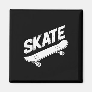 Skateboarding Sport Graphic Vintage Skate Skateboa Magnet