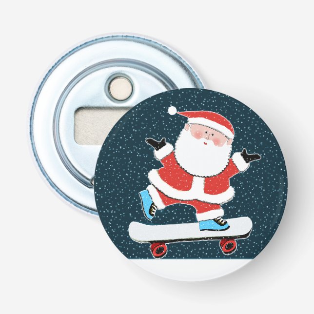 Skateboarding Stocking Stuffer Bottle Opener (Front)