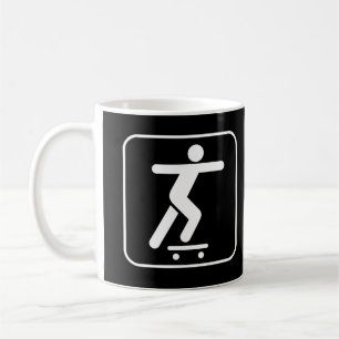 Skateboarding Symbol Mug