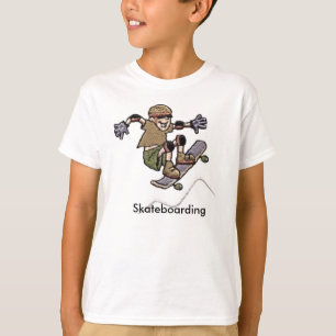 Skateboarding tee shirt