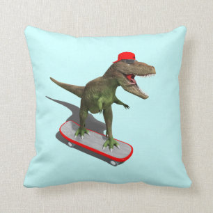 Skateboarding TRex Cushion