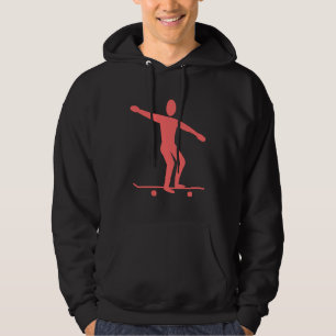 Skateboarding - Tropical Pink Hoodie