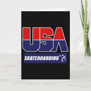Skateboarding Usa Card