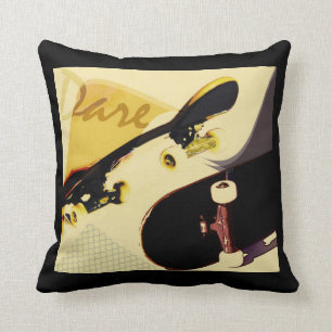 skateboarding - vintage style cushion