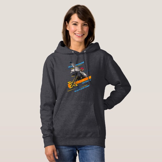 Skateboarding | Women's Hoodie (Front Full)