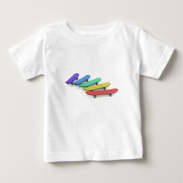Skateboards Baby T-Shirt (Front)