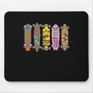 Skateboards Longboards Skater Skateboarding Gift Mouse Pad