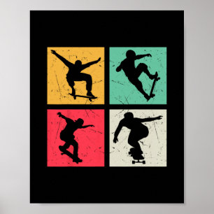 Skatepark Skater Designs Boys Skateboarding Skateb Poster