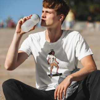 Skater Angel Cartoon Skateboard Streetwear Tee