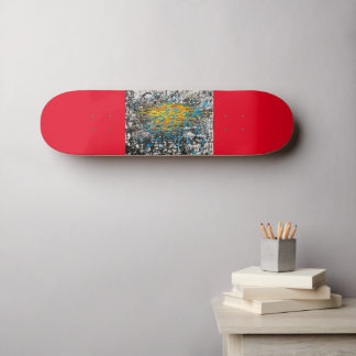 Skater Art on Board Skateboard