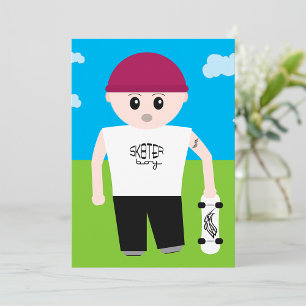 Skater Boy Invitation