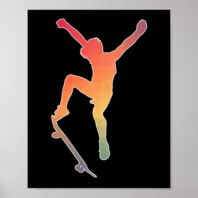 Skater boy Skateboarding |For Skateboarding lovers Poster (Front)
