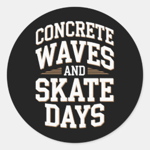 Skater Boy Skateparks Skateboarding Skater Skatebo Classic Round Sticker