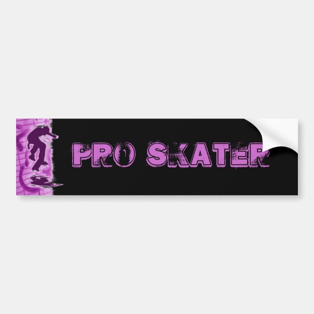 Skater Bumper Sticker (Front)