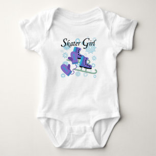 Skater Girl Baby Bodysuit
