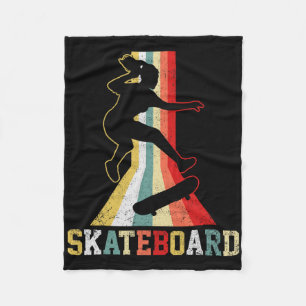 Skater Girl Gift Fleece Blanket