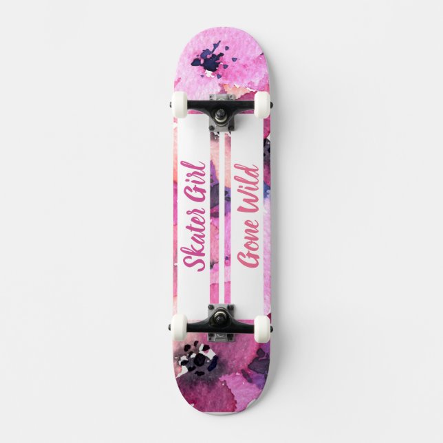 Skater Girl Gone Wild skateboard (Front)