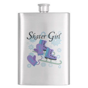 Skater Girl Hip Flask