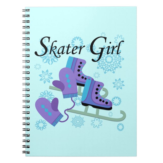Skater Girl Notebook (Front)