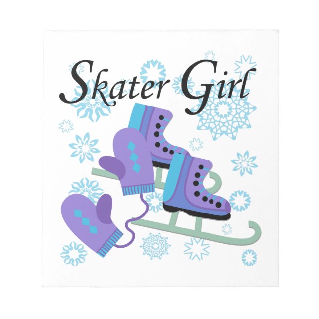 Skater Girl Notepad (Front)