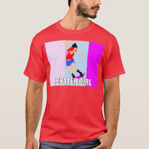 Skater Girl Redhead T-Shirt