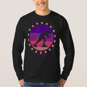 Skater Girl Rollerblading Women's Skate Roller Rol T-Shirt